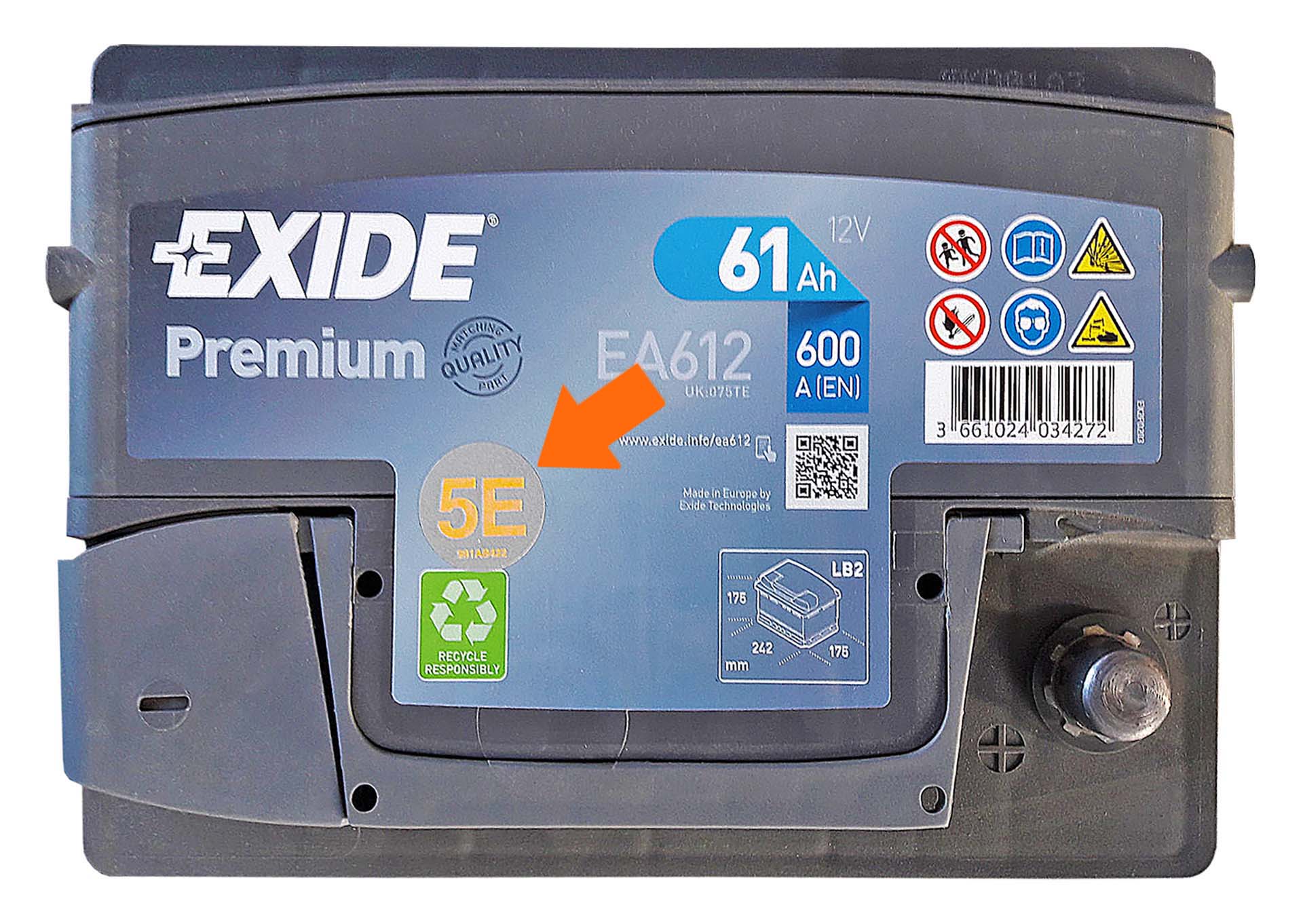 Аккумулятор Exide. Дата выпуска. Расшифровка. - интернет-магазин ...